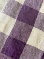 Viskestykke • Hør • Mini Forklæde • Vichy Violet XL • Lilla Tern