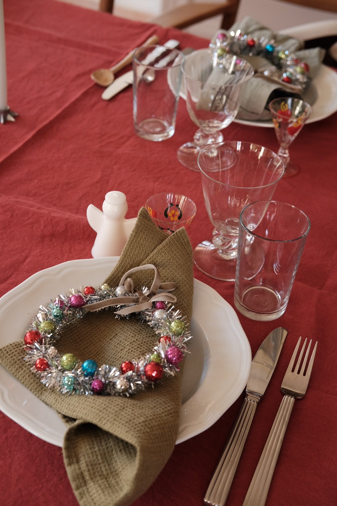 Serviet • Hør • Grønne