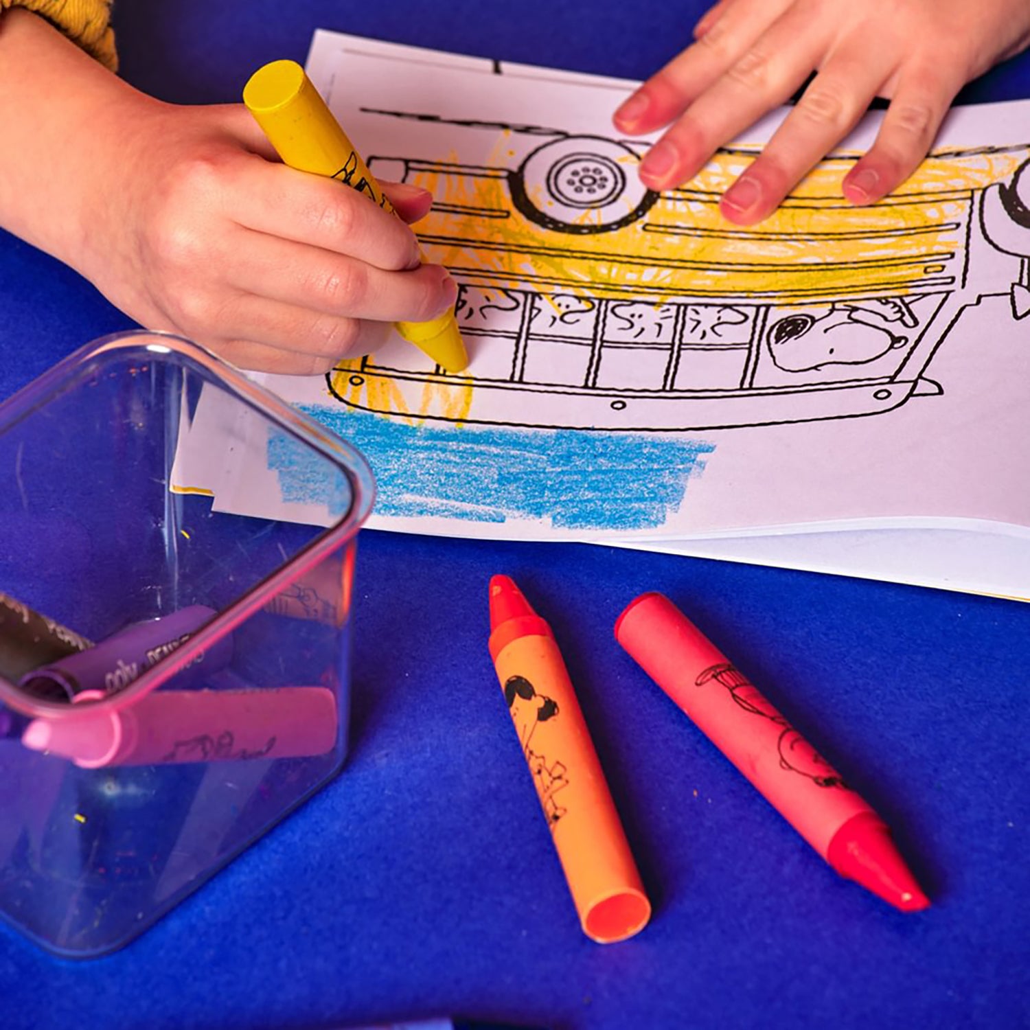 Legetøj • Farvebog og farver • Peanuts Radisserne