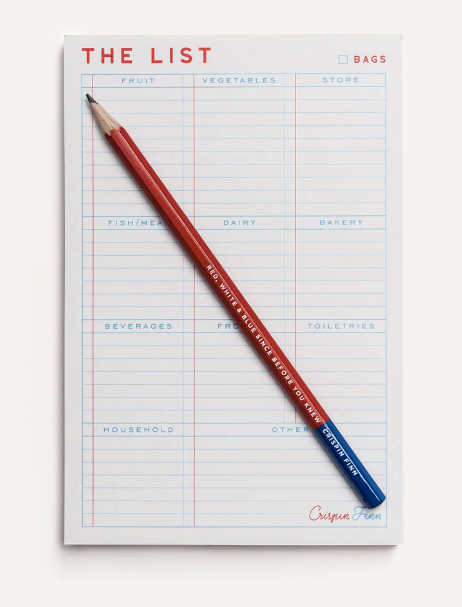 Notesbog • Indkøbsliste • 50 sider