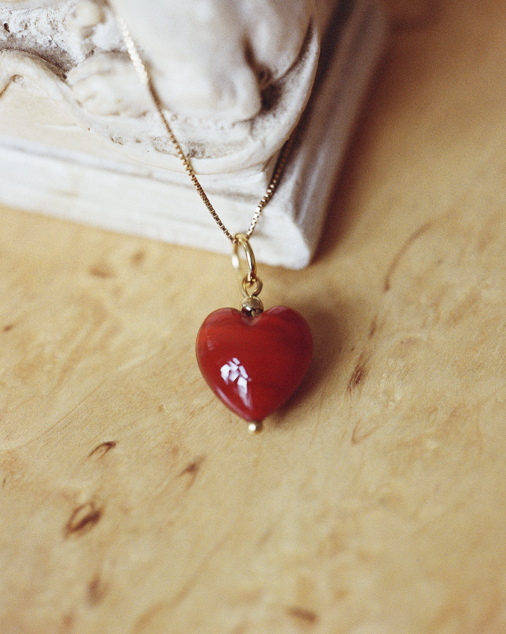 Mouth-blown glass jug • Helle Mardahl • Bon Bon Jug • Caramel Apple 