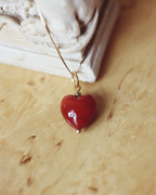 Mouth-blown glass jug • Helle Mardahl • Bon Bon Jug • Caramel Apple 