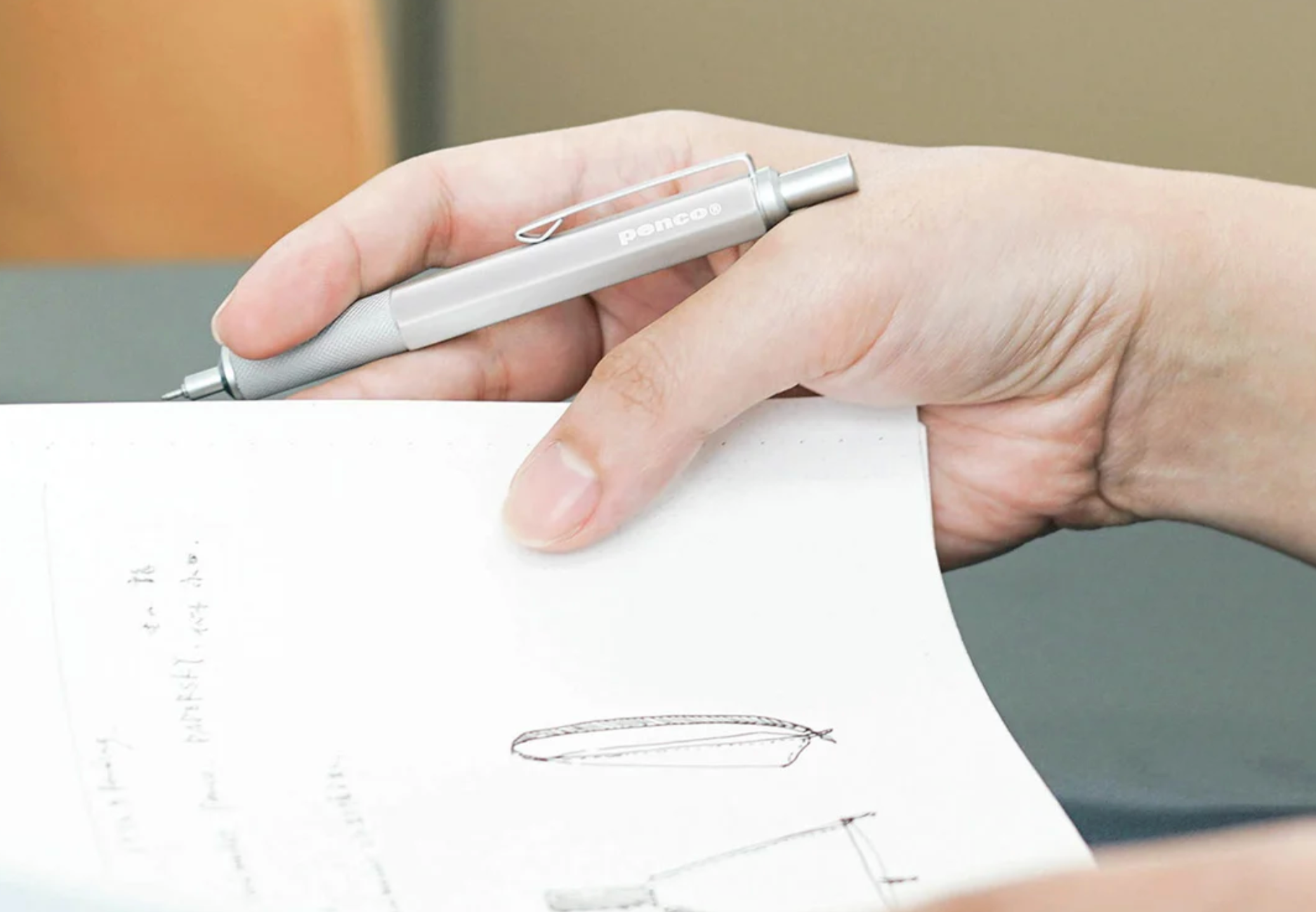 Kuglepen • Ballpoint • Sølv