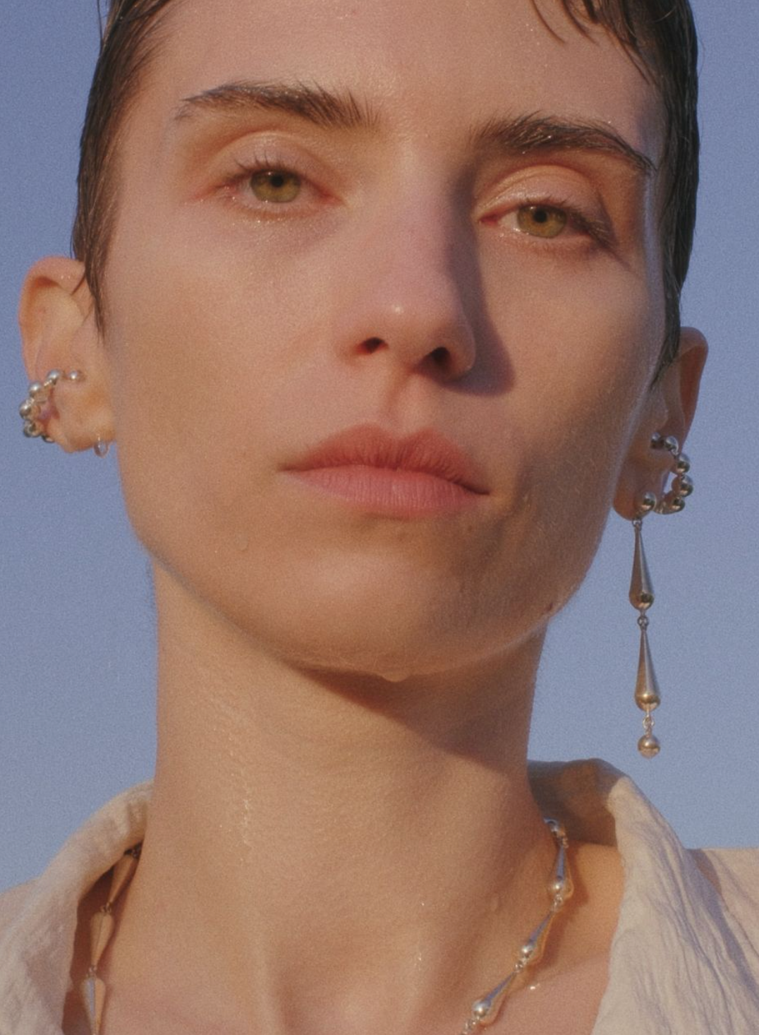 Øreringe • Grand Molecule Cuff • 1 stk • Sølv