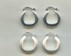 Øreringe • Loop Hoop 01 • Par • Sølv