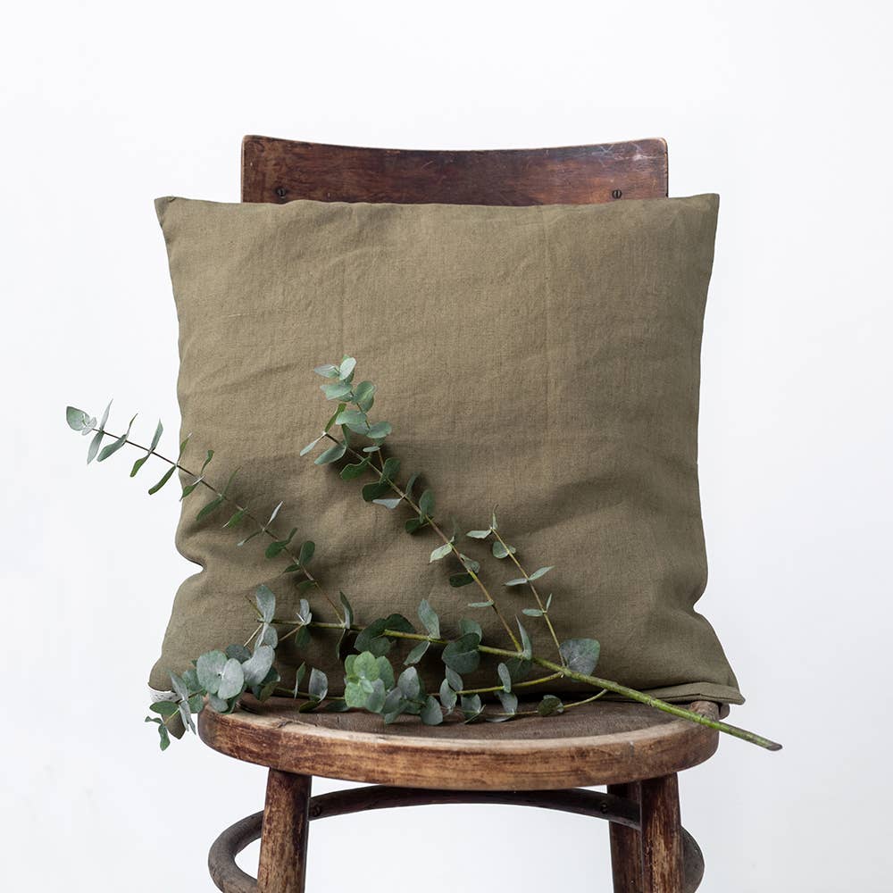 Pillowcase • Linen • Medium • Martini Olive