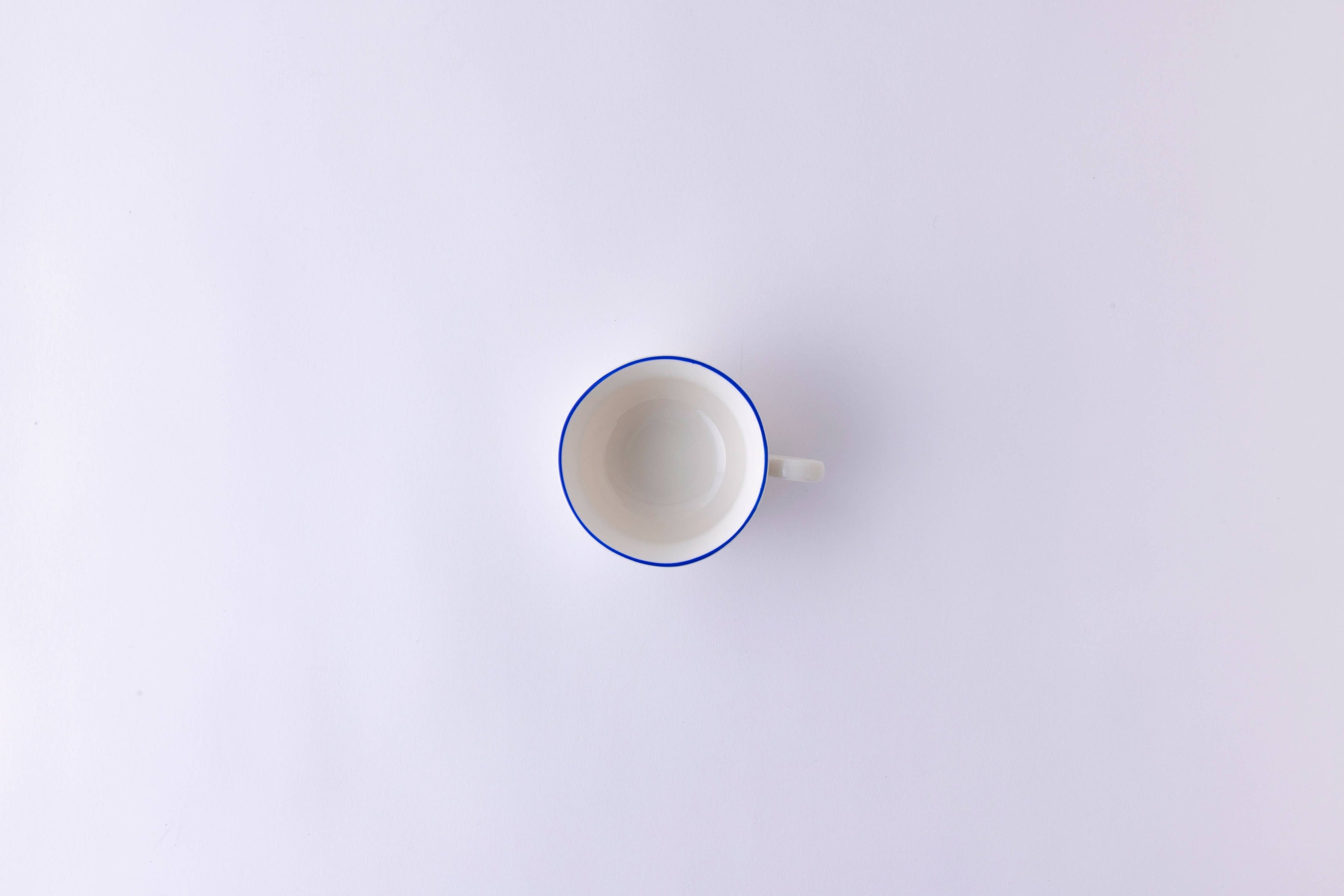 Japacolle Respior te-kop og underkop i blå, keramisk design, elegant og traditionelt japansk håndværk.