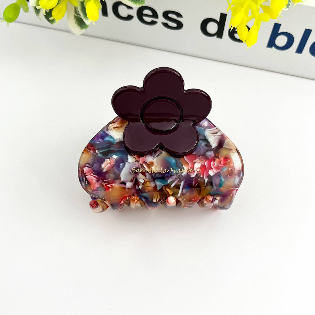 Hårklip • Flower Blomst Rød