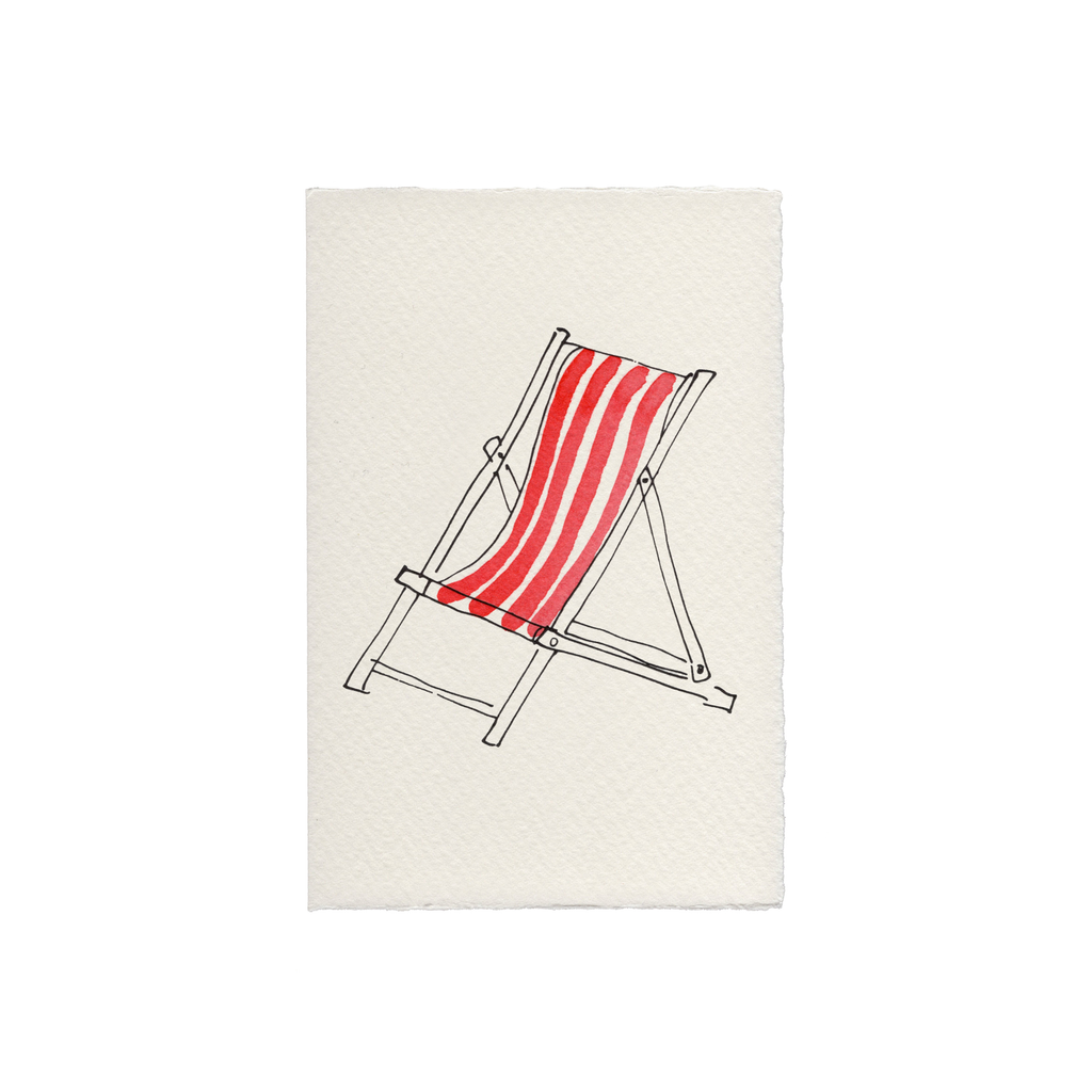 Kort •  Liggestol Rød