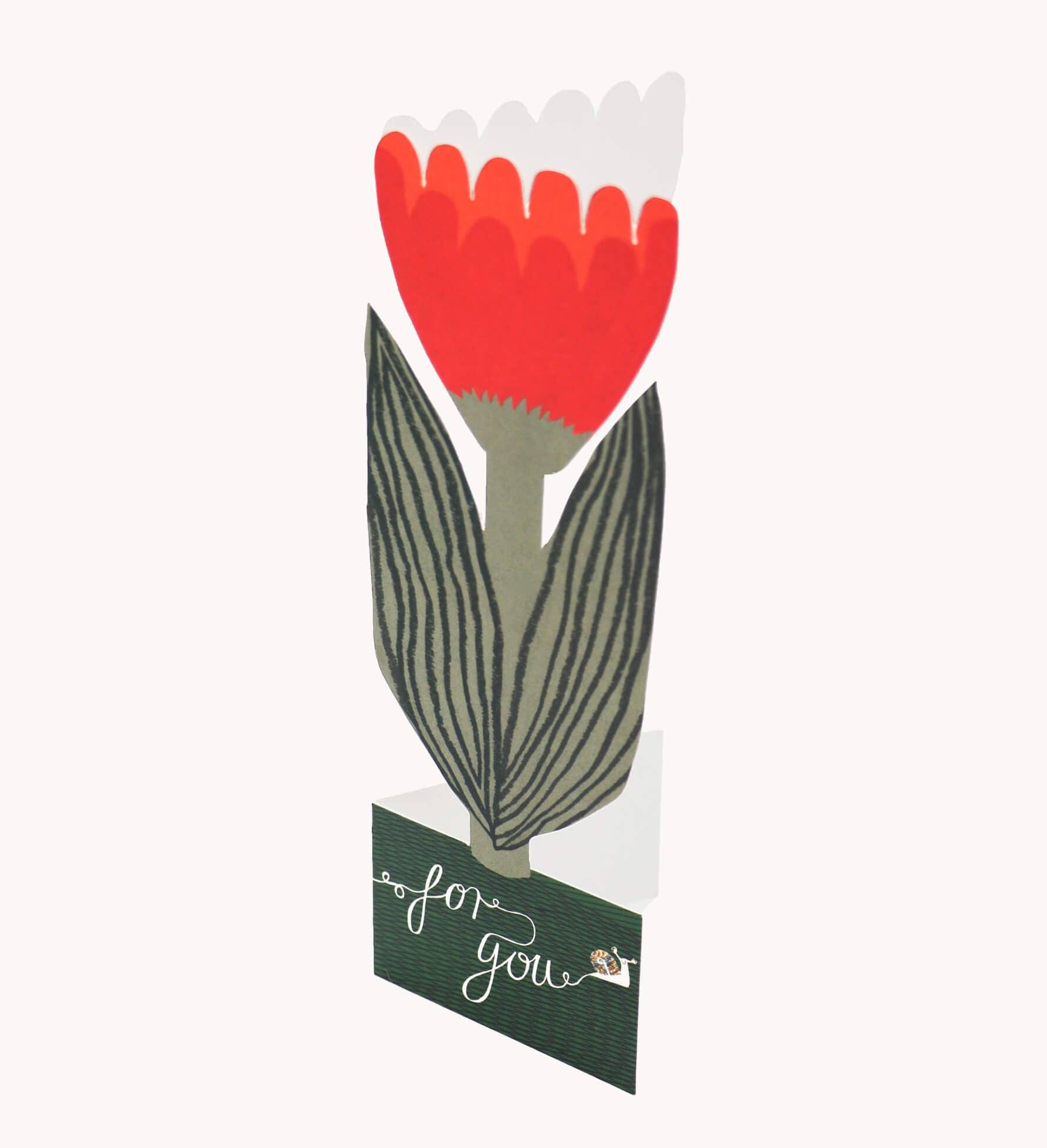 Kort • Rød Tulipan
