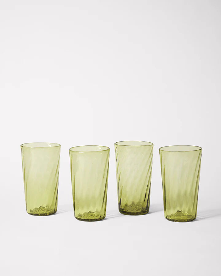 Vandglas • Murano • Karl • 4stk • 11cm