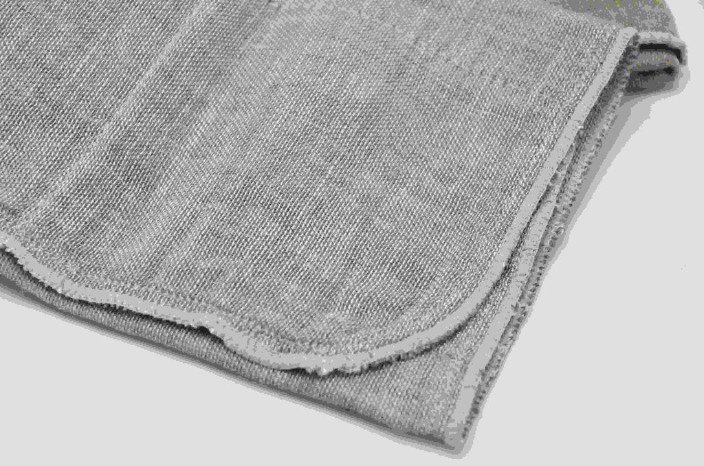 Vaskeklud til ansigtet • 35 x 35 cm • Grå