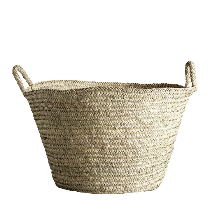 Basket • Toy basket • Braided palm leaves