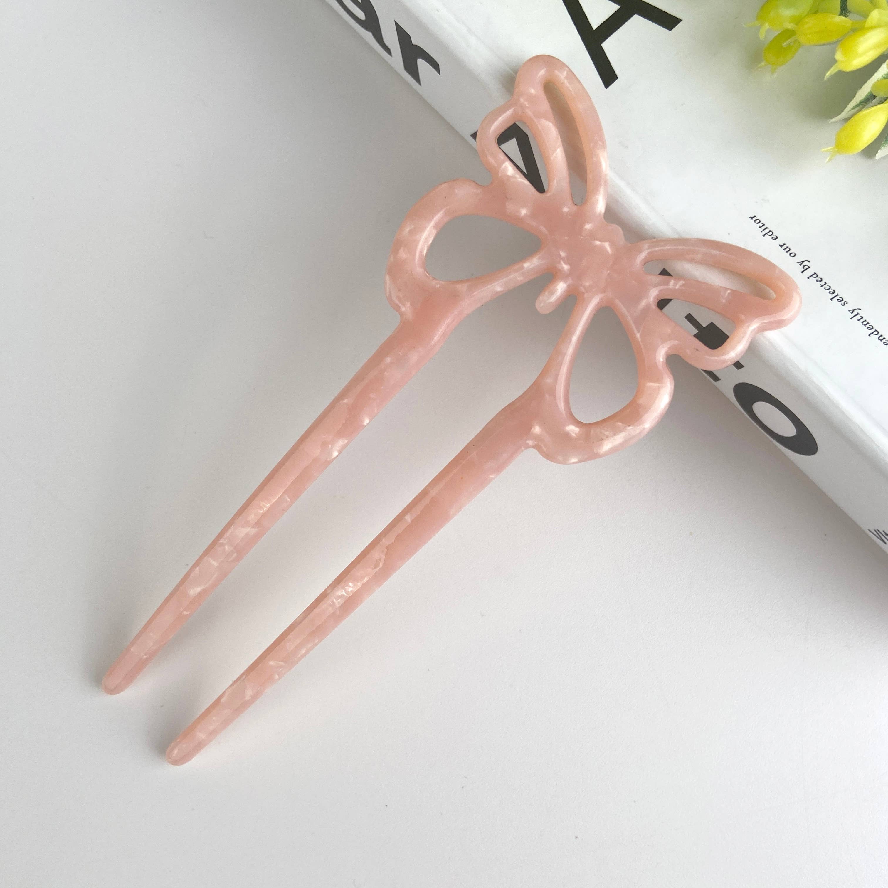 Hårklip • Hårnål • Pastel Sommerfugl • DORA