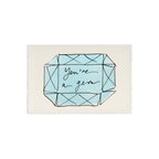 Kort fra Scribble & Daub med teksten "You're a Gem", flot design, perfekt til at sende en sød hilsen eller kompliment.