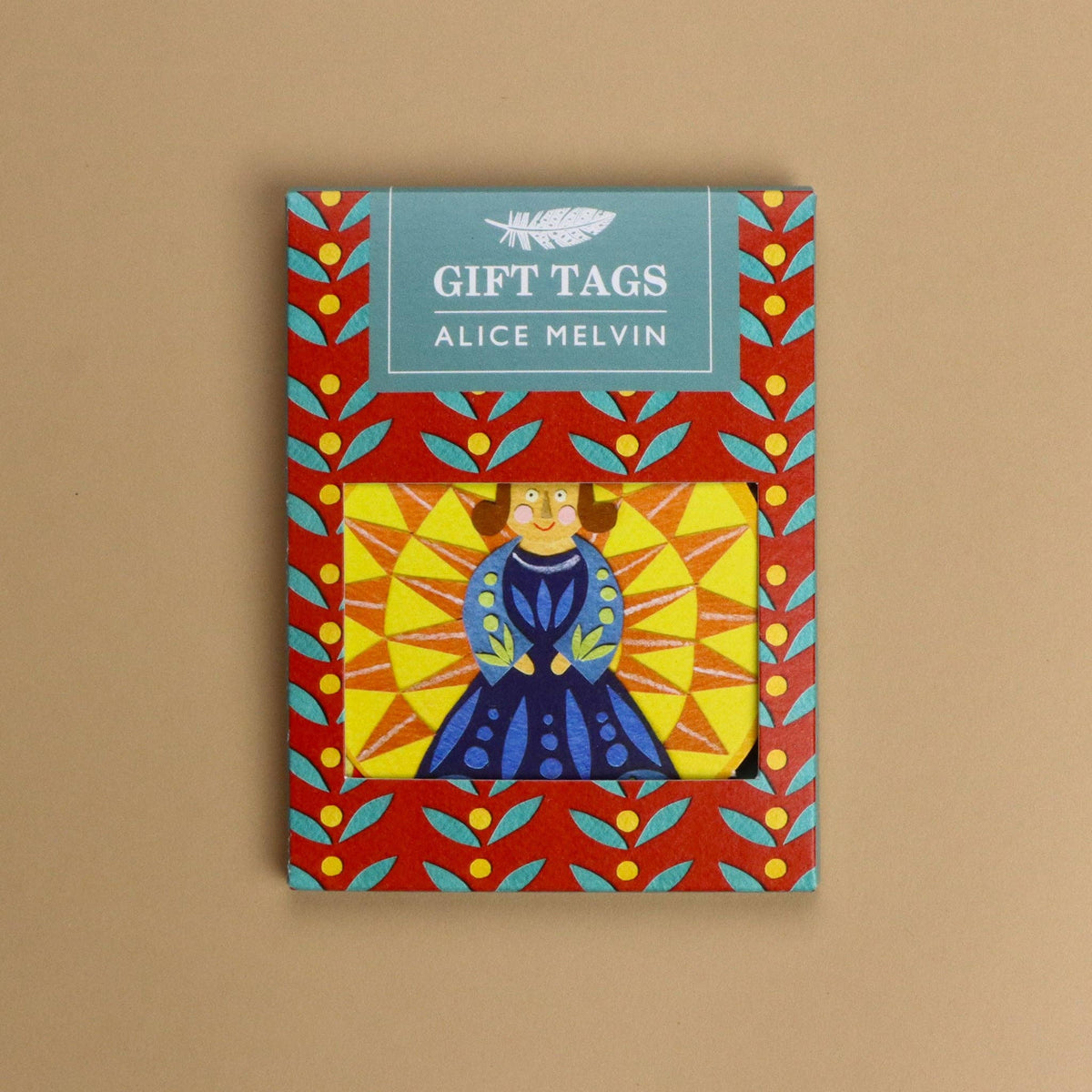 Til og fra-kort • Juletræspynt • 6 stk. • seks forskellige motiver af juletræspynt • detalje 2 • Art Angels