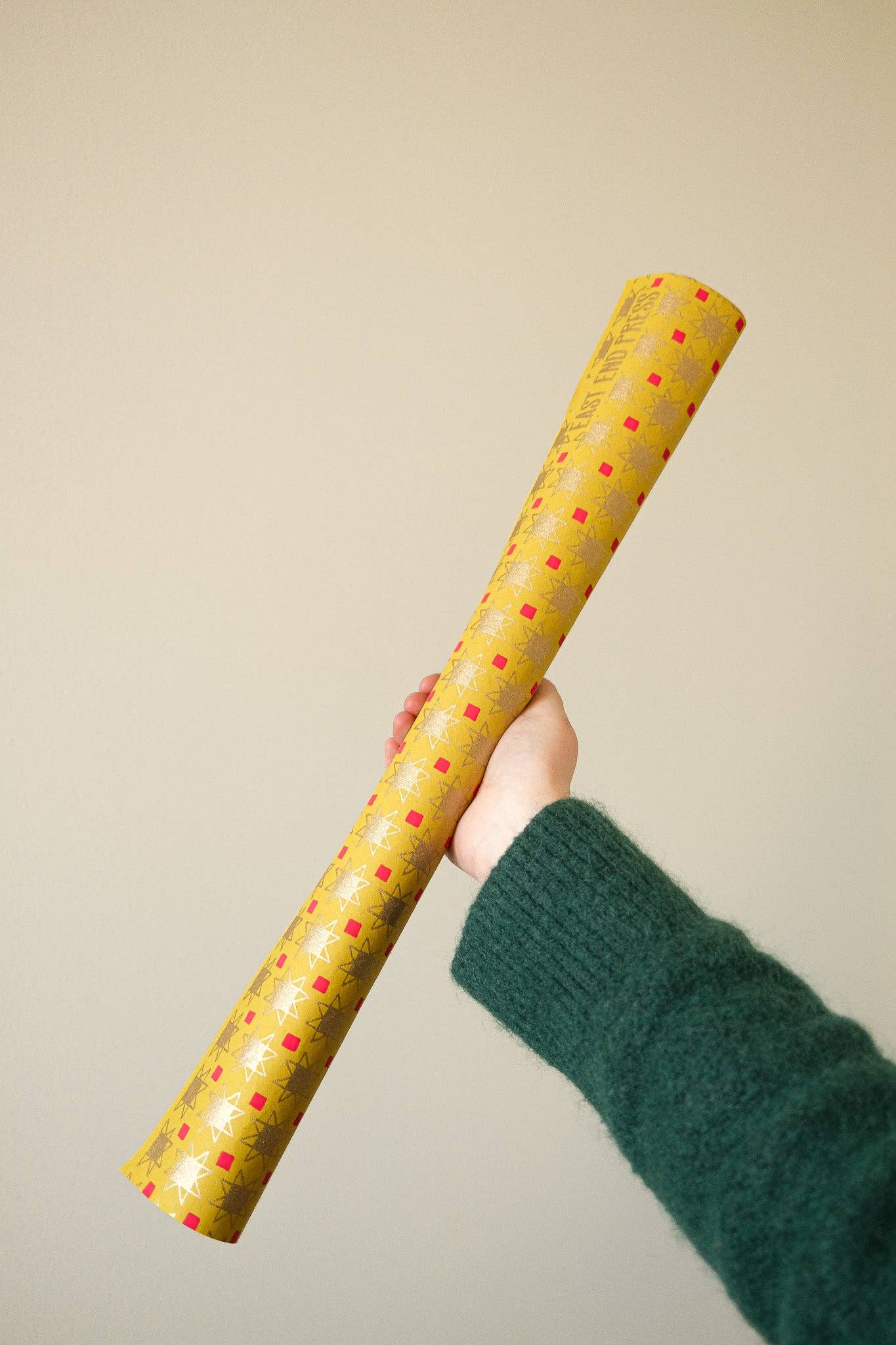 Gavepapir • Quiltet Juletæppe • 3 Ark • Sendes Ikke