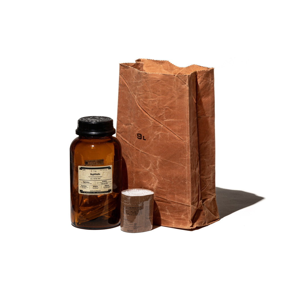 Pose • Vokset Bomuld • 9L • Brun