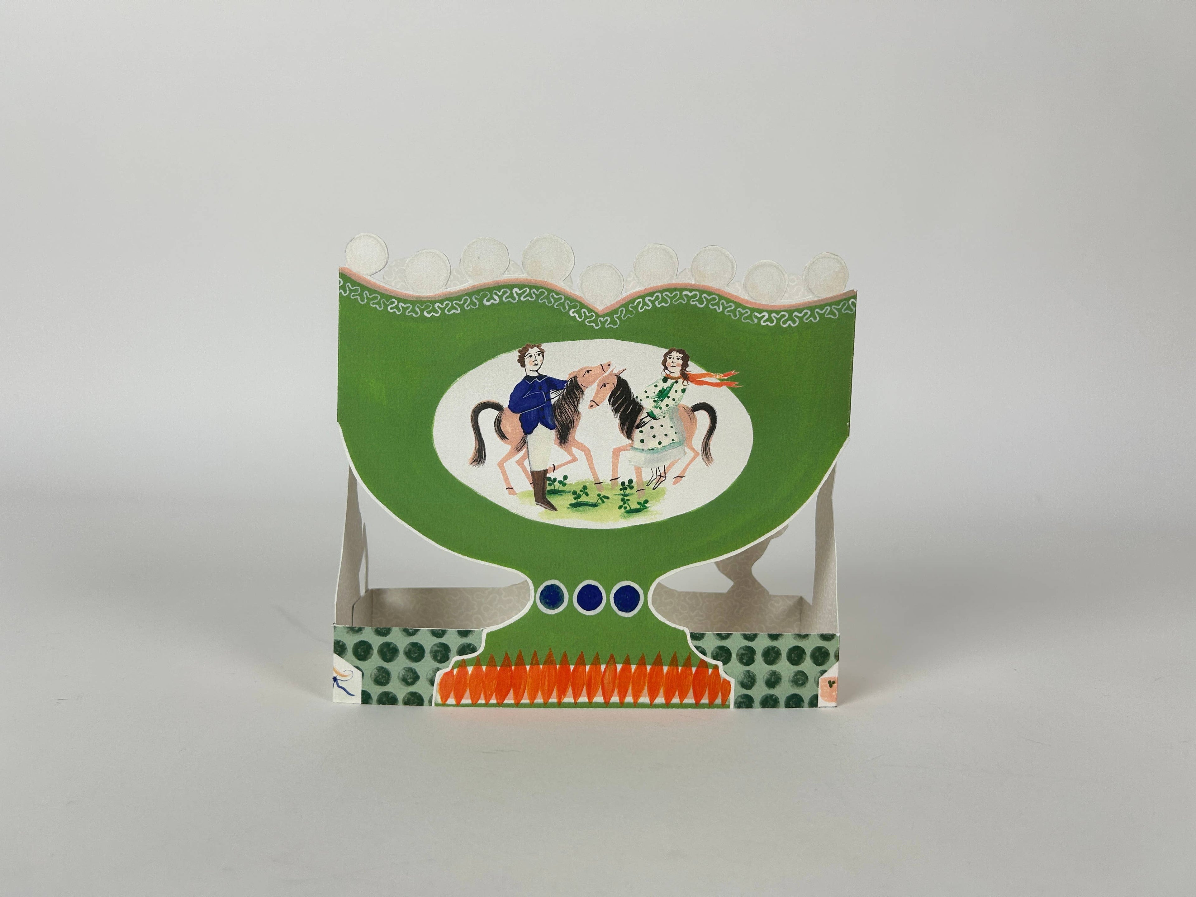 Kort • Heste på vase