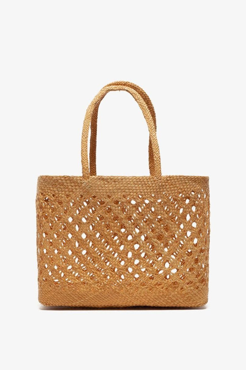 Taske • Palmeblade • Natur • Stor