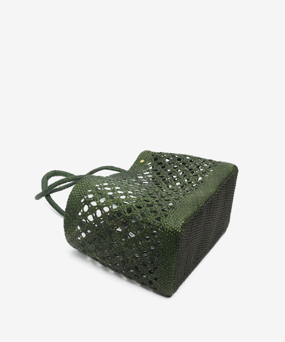 Taske • Palmeblade • Grøn • Medium