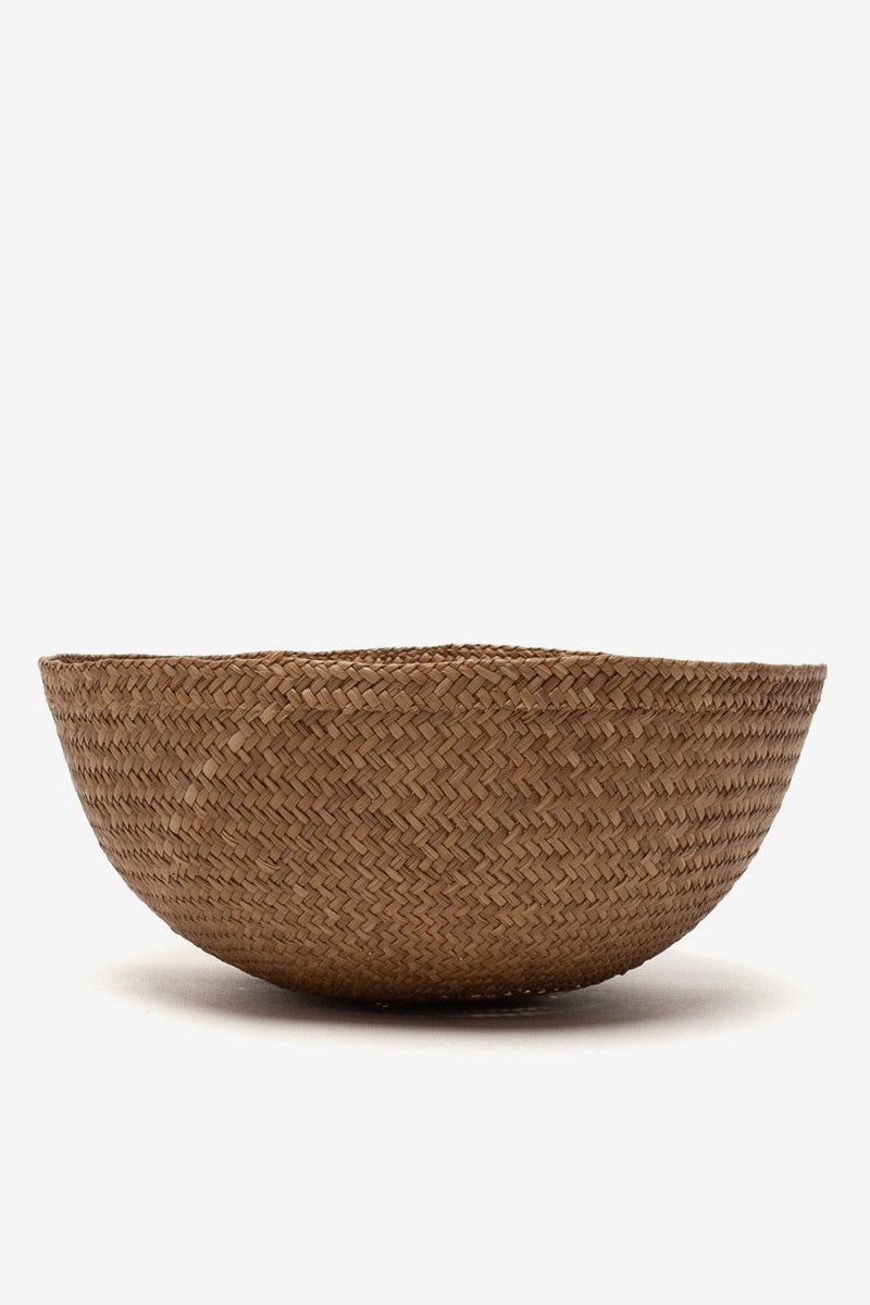 Skål • Palmeblade • Iraca • Brun • Assorteret