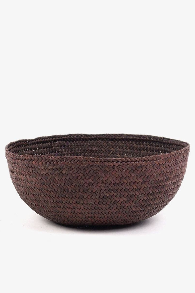 Skål • Palmeblade • Iraca • Brun • Assorteret