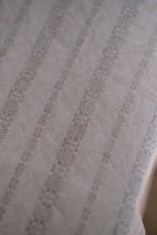 Hørdug • 140 x 250 cm • Broderie Taupe • Linge Particulier - DORA