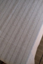 Hørdug • 140 x 250 cm • Broderie Taupe • Linge Particulier - DORA