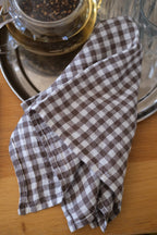 Hørserviet • Vichy Marron • Ternet Brun • Linge Particulier - DORA