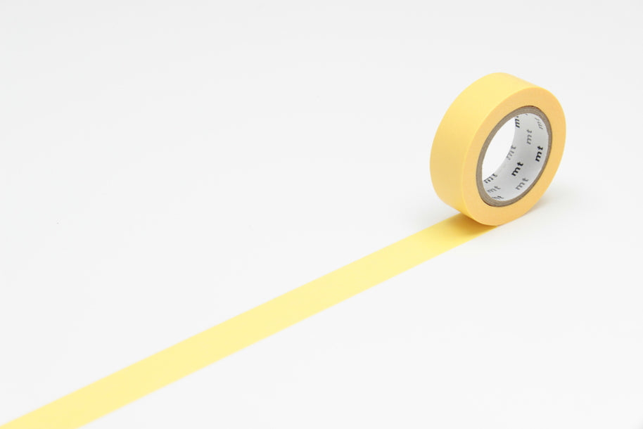 MT Tape washi-tape • Tamago • Pastelgul • 15 mm