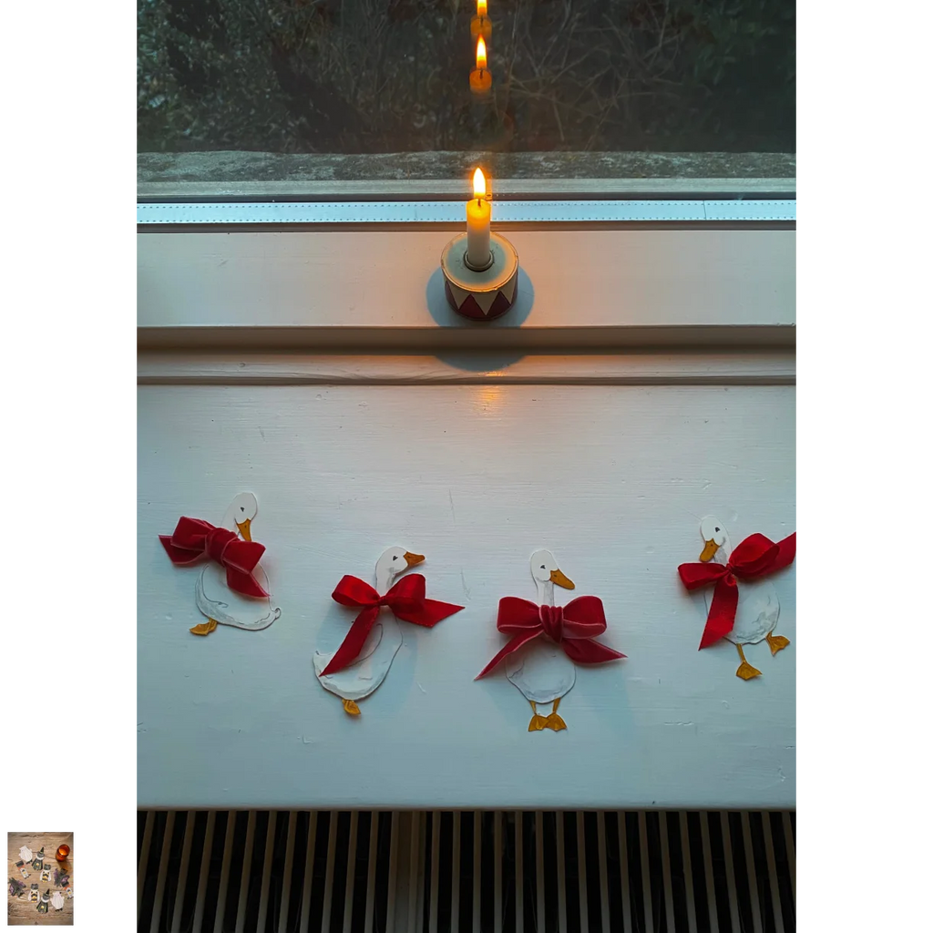 Påskepynt • Gås • Papir