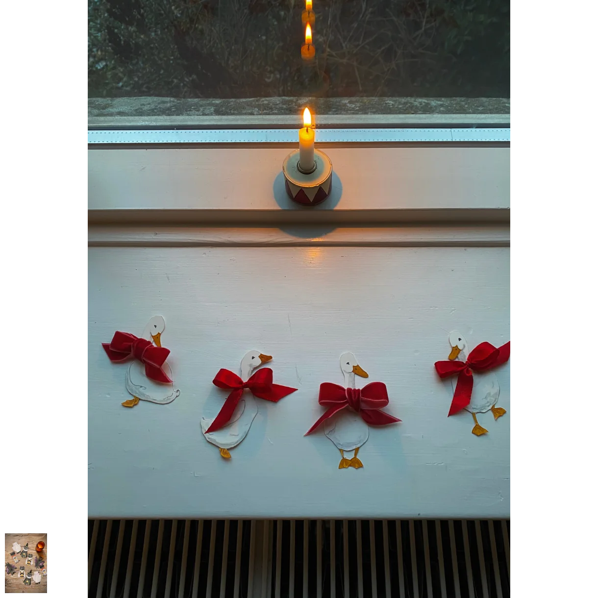 Påskepynt • Gås • Papir