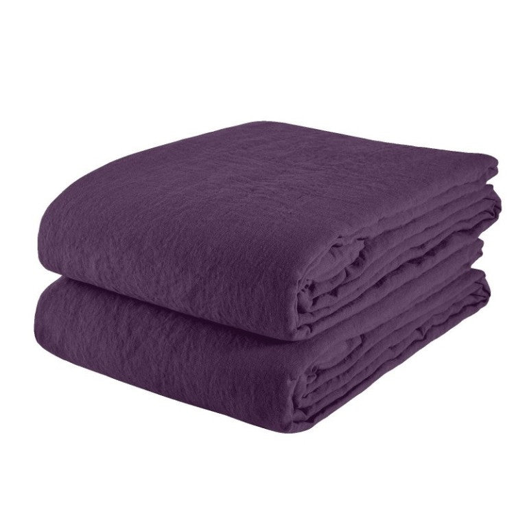 Dug • Hør • 160 x 350 cm • Raisin Lilla • DORA