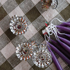 Julepynt • Lysestage til Juletræet • Sølv • 10 stk