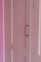 Bøjlegreb • Messing • 87 mm • Rund Fodskive