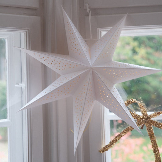 Paper star • White • Milky May • 50 cm