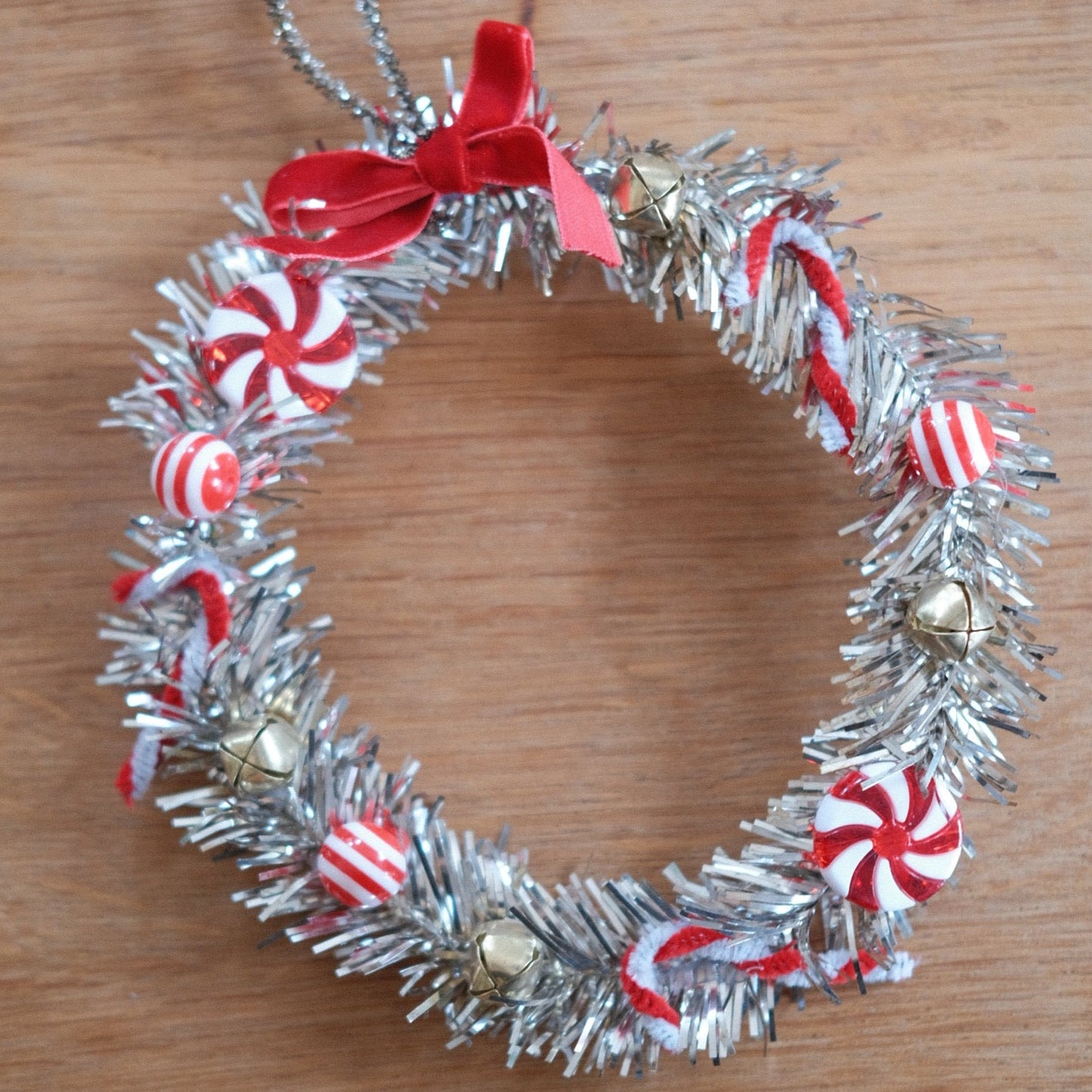Christmas ornaments • Decoration • Candy Wreath • 15cm