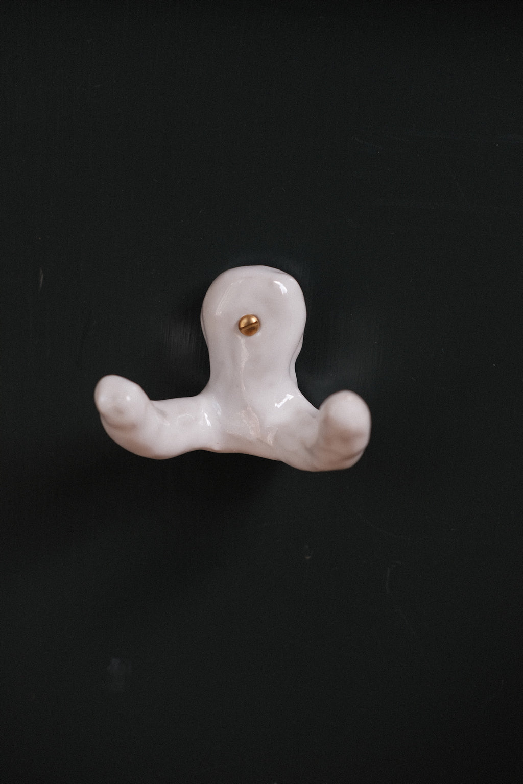 Håndlavet Knage • Dobbelt • Hvid • Stor