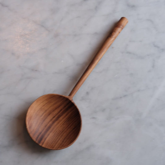 Utensils • Round Spoon • Teak wood