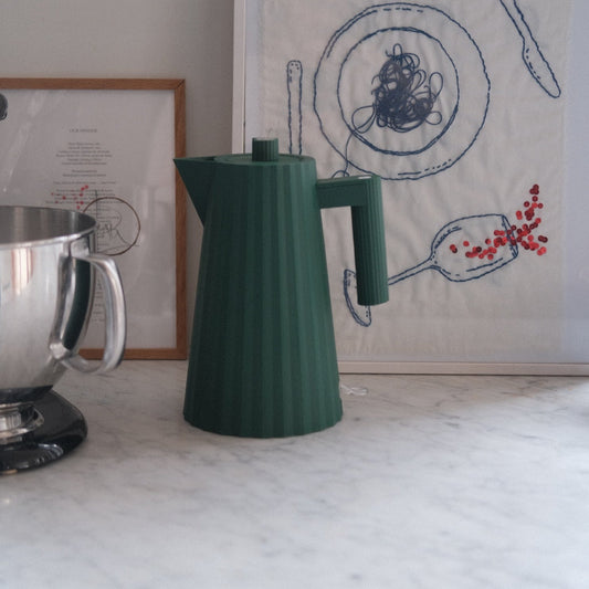 Electric kettle • Pleated • Green • 1.7 L