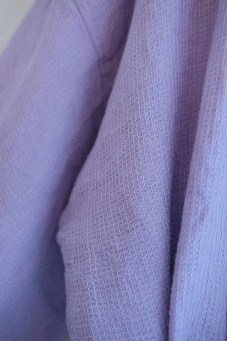 Kimono • M • Vaffelvævet • Lilla