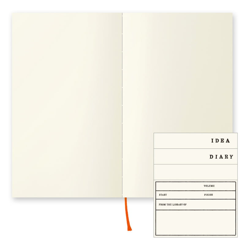 Midori B6 blank notesbog with smooth paper, ideal for writing and note-taking, featuring a clean, minimalist design.