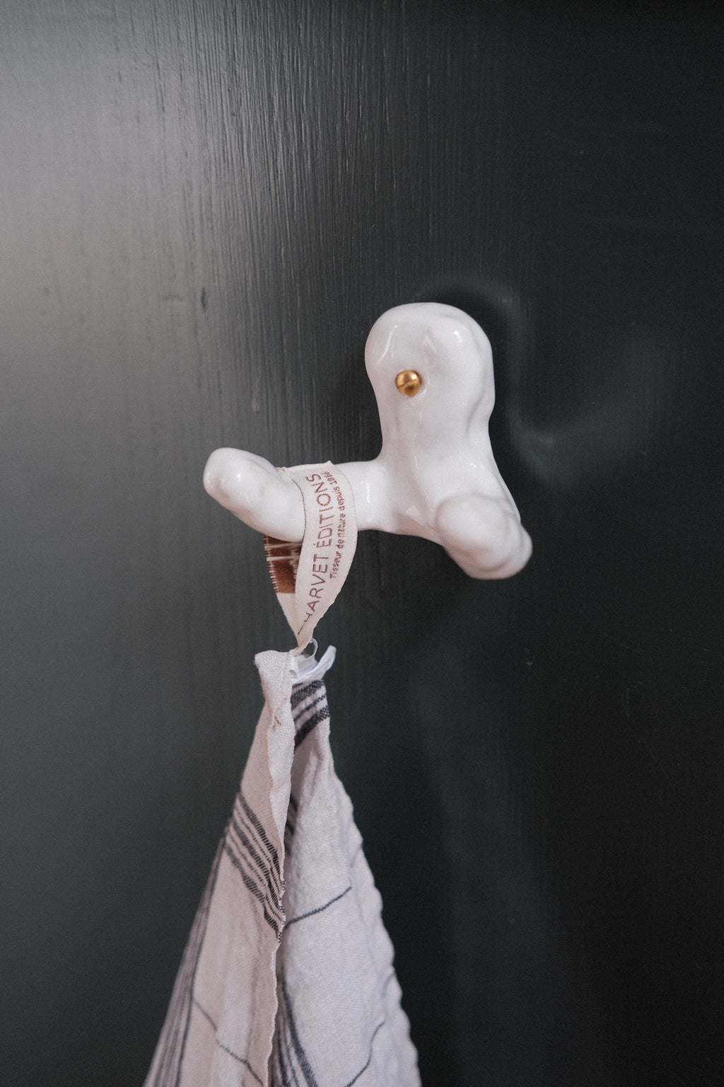 Håndlavet Knage • Dobbelt • Hvid • Stor