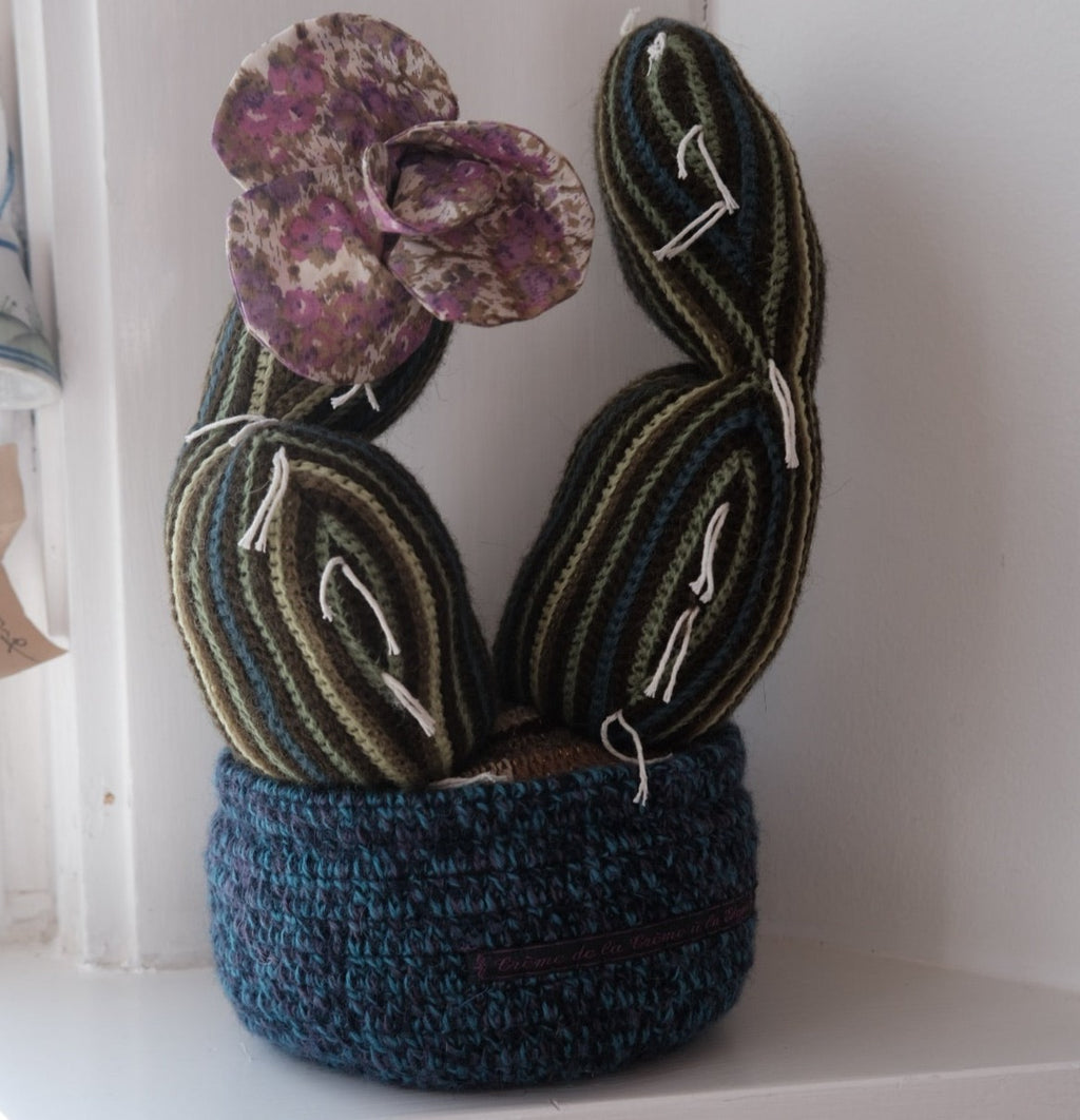 Pude • Hæklet • Kaktus