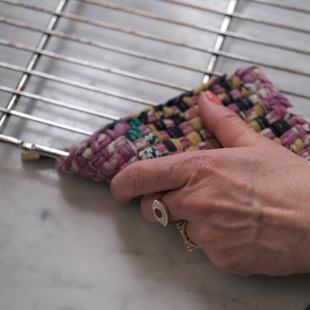 Grydelap • Sari • Assorteret Genbrugstekstil