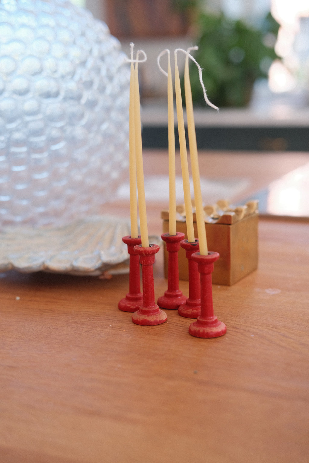 Fødselsdagslys • 10stk • Ultratynde • Bivoks