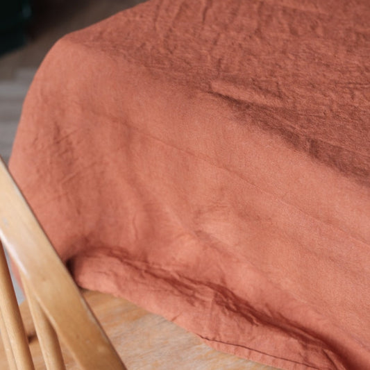 Tablecloth • Linen • Burnt Orange • 140 x 250 cm