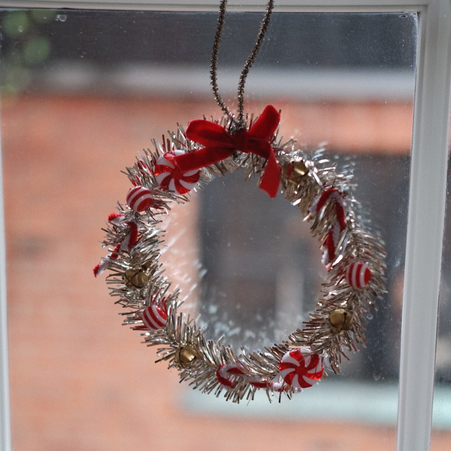 Christmas ornaments • Decoration • Candy Wreath • 15cm