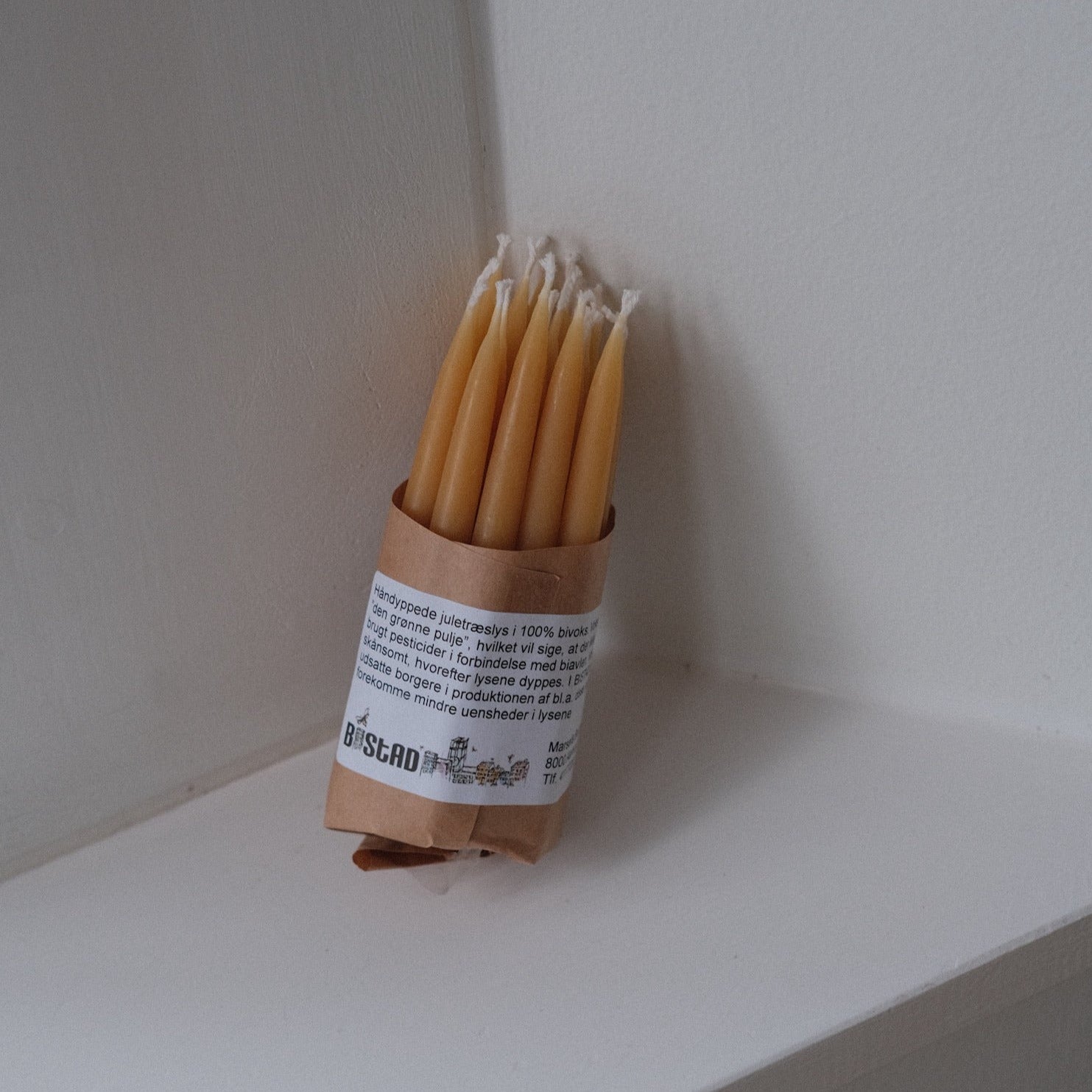 Christmas tree candles • 20 pcs • Beeswax